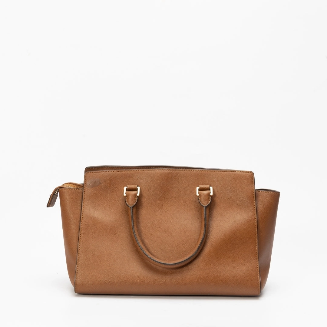 Michael Kors Selma Saffiano Leather Satchel