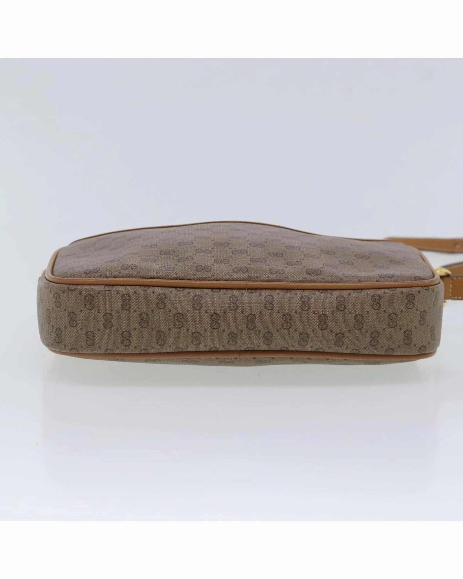 Micro GG Supreme Shoulder Bag in PVC with Gold Accents