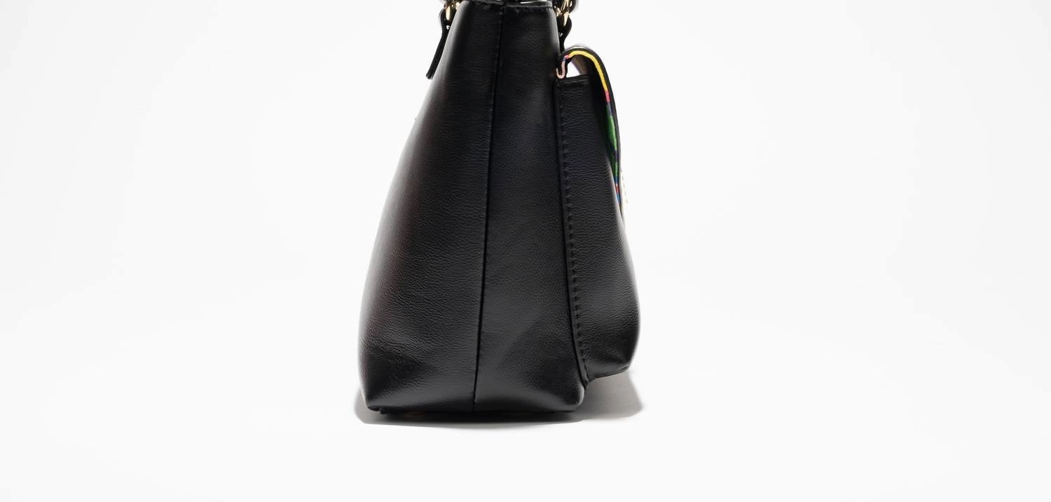Mid Tote In Black