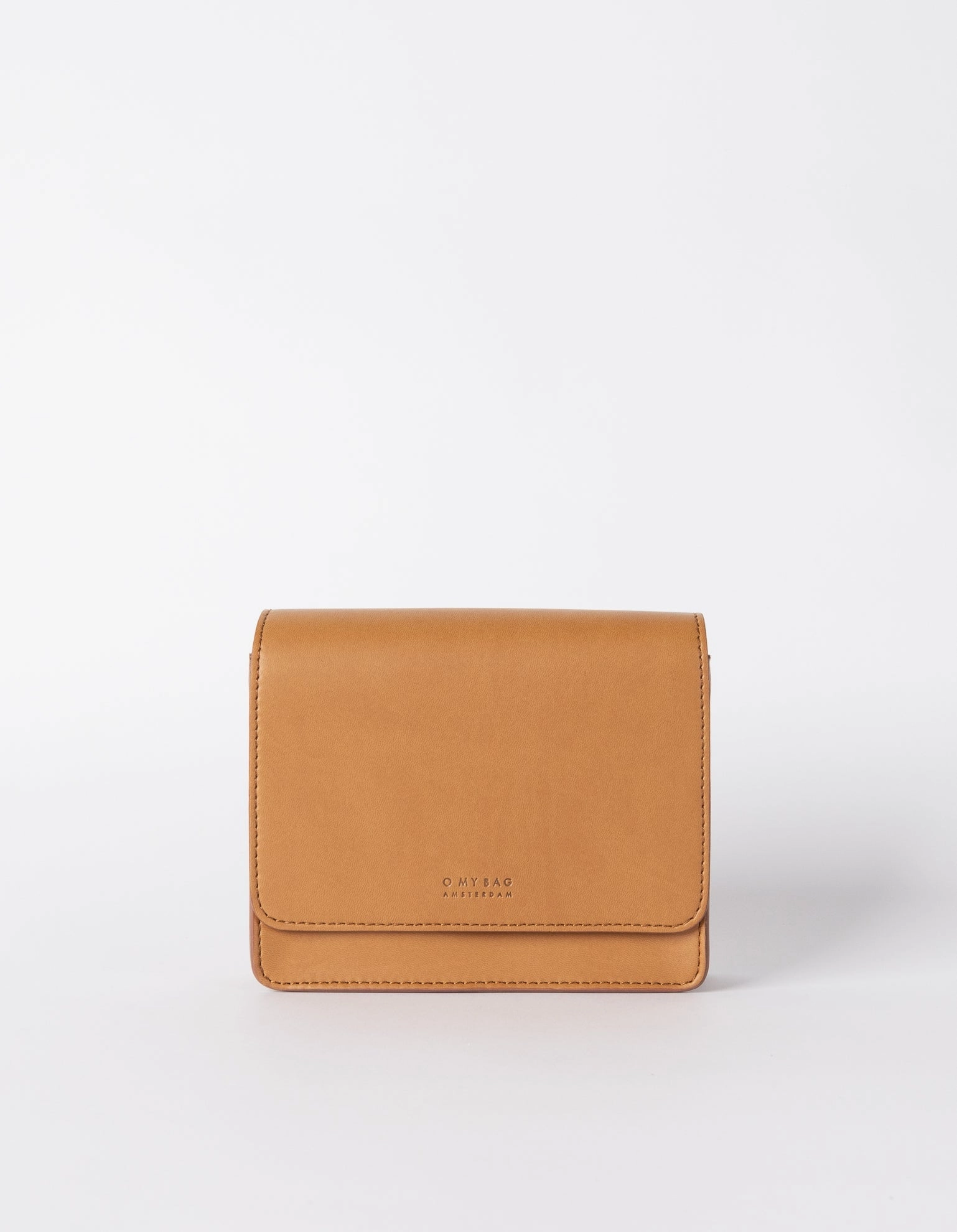Mini Audrey Apple Leather Vegan Crossbody | Brown
