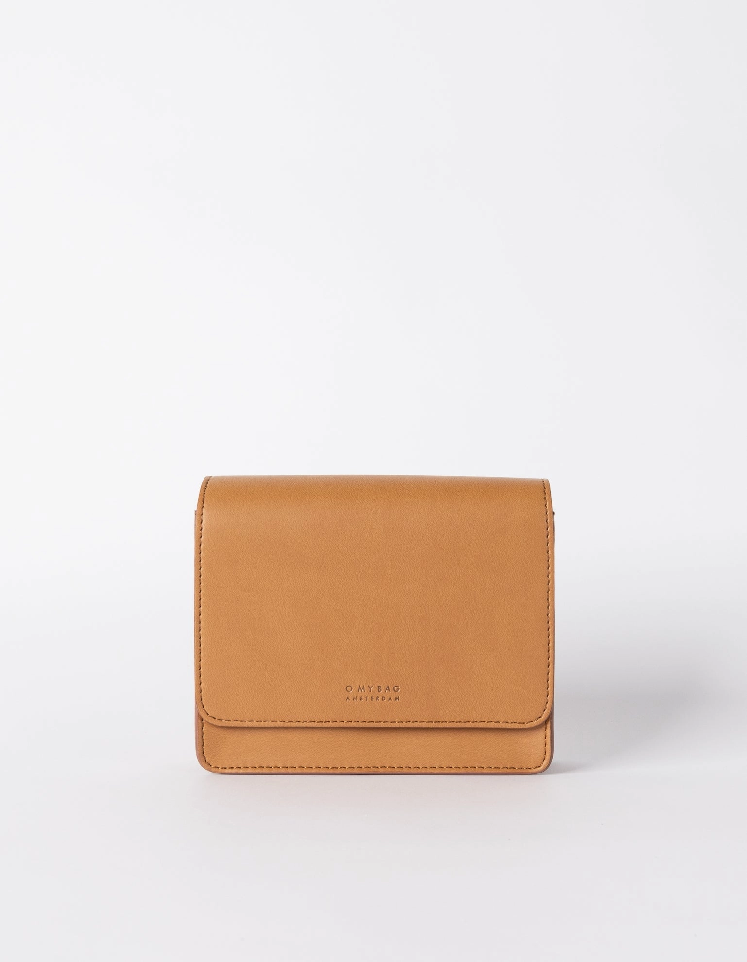 Mini Audrey Apple Leather Vegan Crossbody | Brown