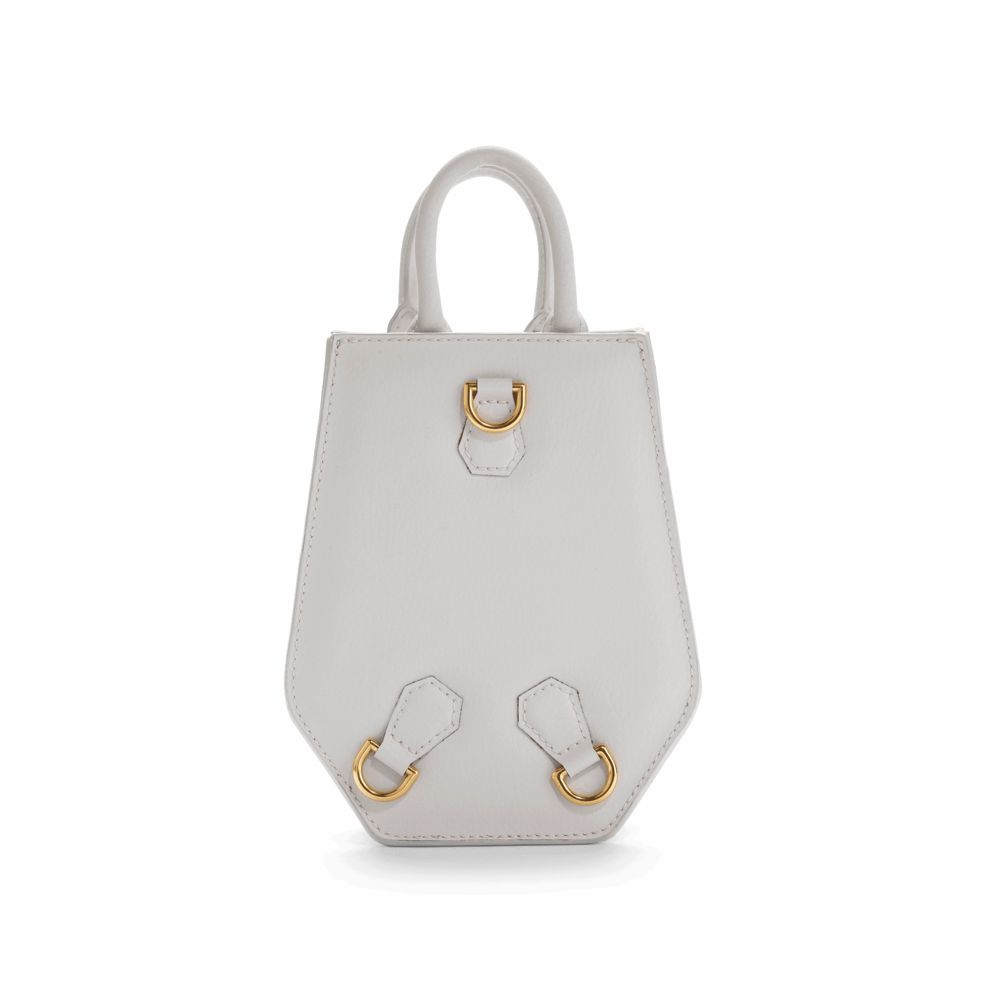 Mini Elay MIRUM Leather Crossbody Bag | White