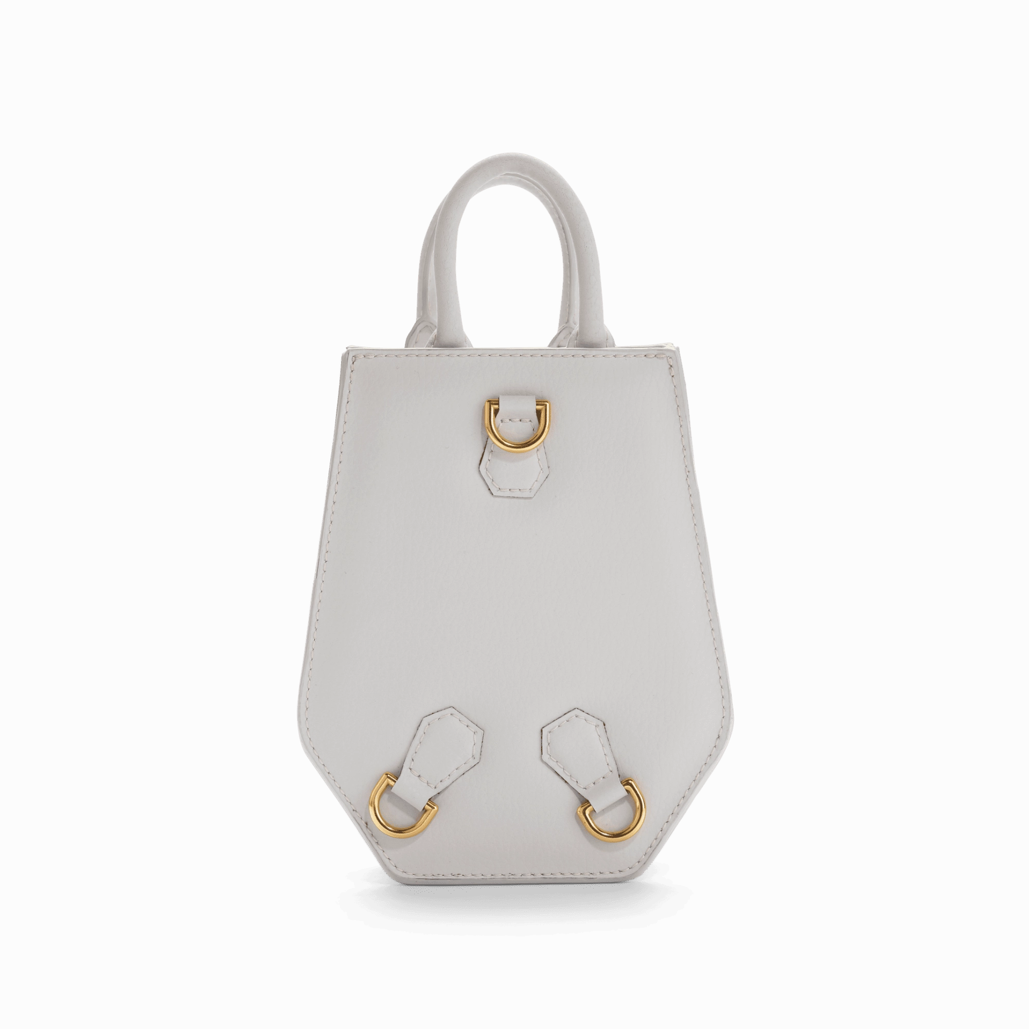 Mini Elay MIRUM Leather Crossbody Bag | White