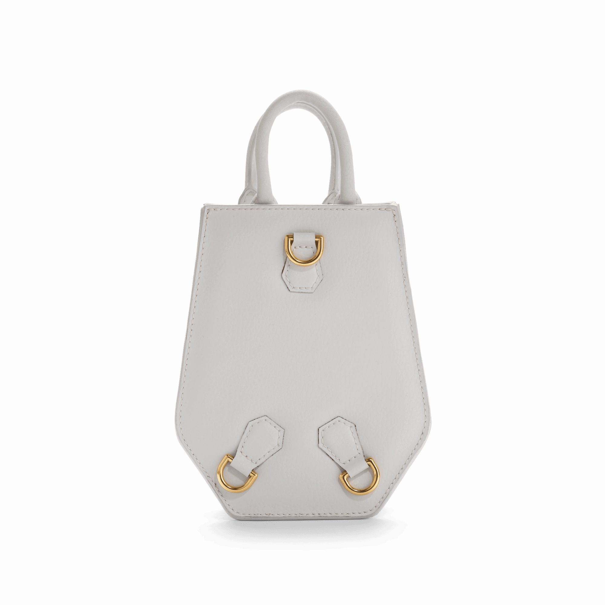 Mini Elay MIRUM Leather Crossbody Bag | White