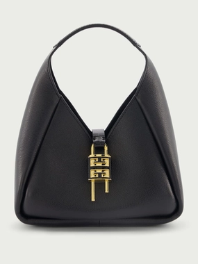 Mini G-Hobo Bag In Grained Leather