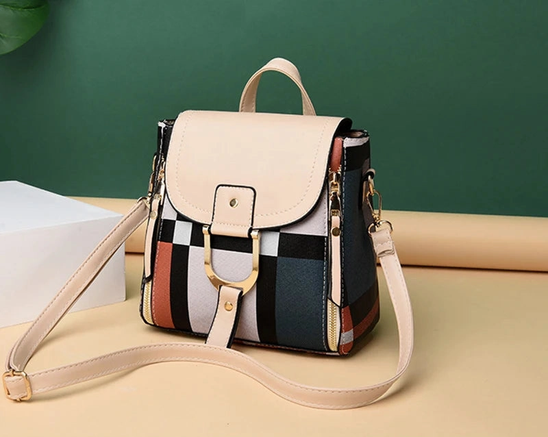 Mini Retro Plaid Backpack