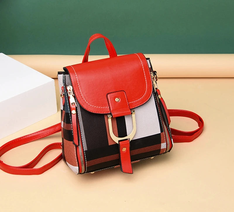 Mini Retro Plaid Backpack