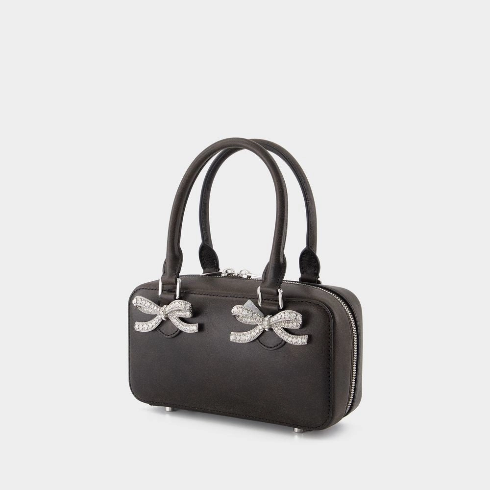 Mini Tote Bag - Leather - Black