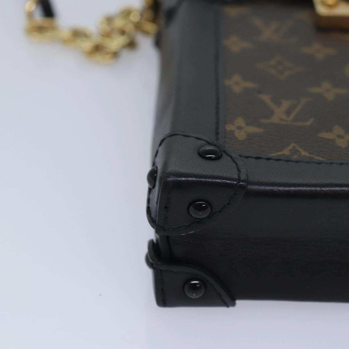 Mini Trunk Monogram Canvas Shoulder Bag