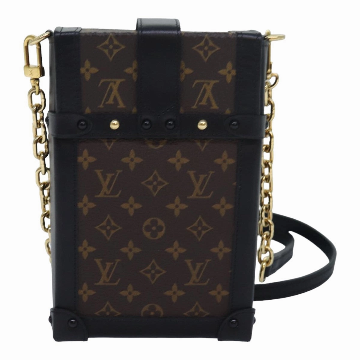 Mini Trunk Monogram Canvas Shoulder Bag