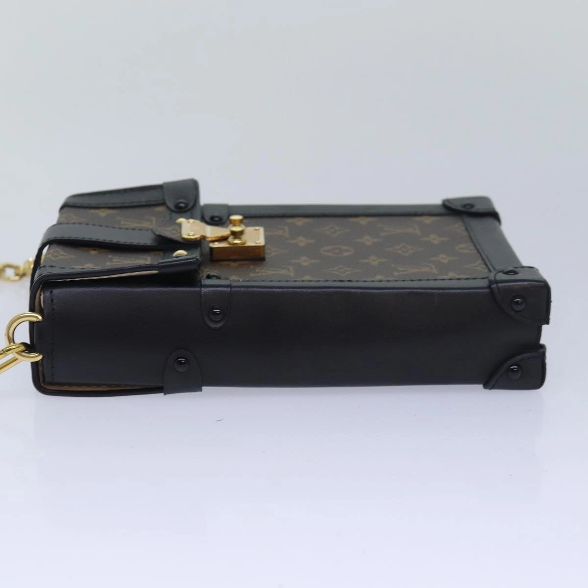Mini Trunk Monogram Canvas Shoulder Bag