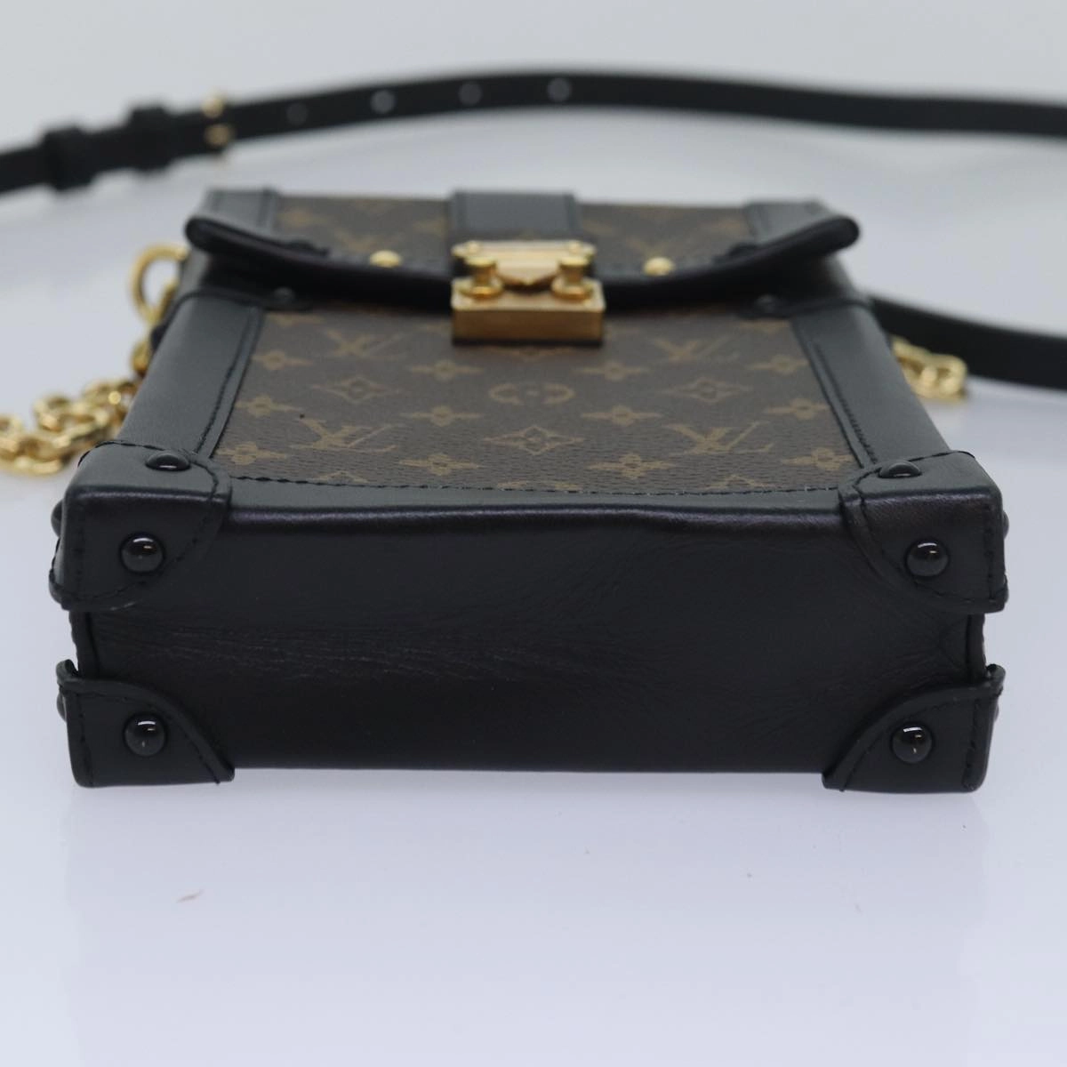 Mini Trunk Monogram Canvas Shoulder Bag