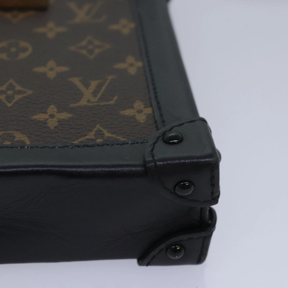 Mini Trunk Monogram Canvas Shoulder Bag