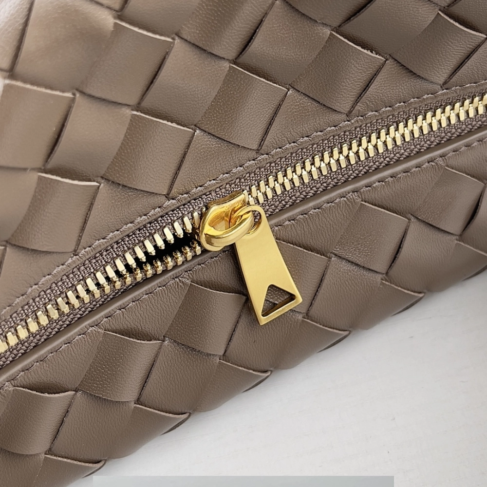 Mini Wallace Intrecciato Leather Pinecone Leather Shoulder Bag for Women