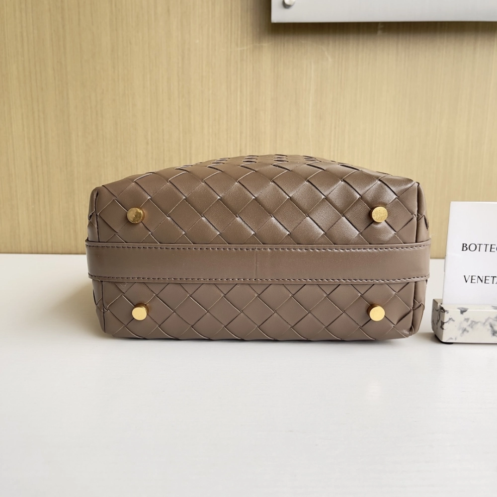 Mini Wallace Intrecciato Leather Pinecone Leather Shoulder Bag for Women