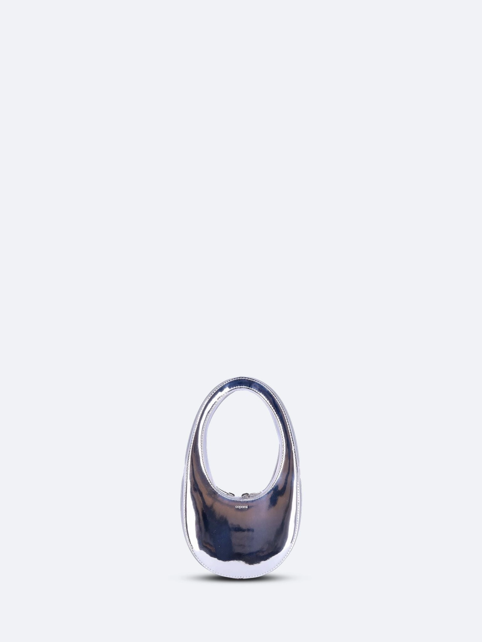 Mirrored crossbody mini swipe bag