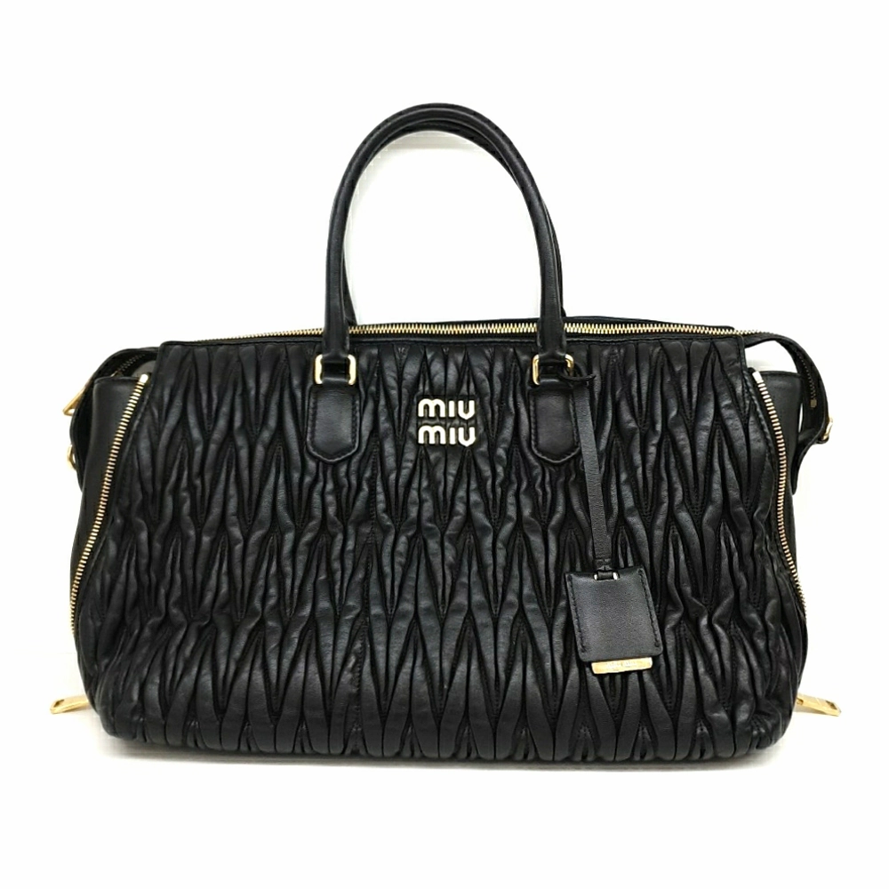 Miu Miu Matrace Tote And Shoulder Bag