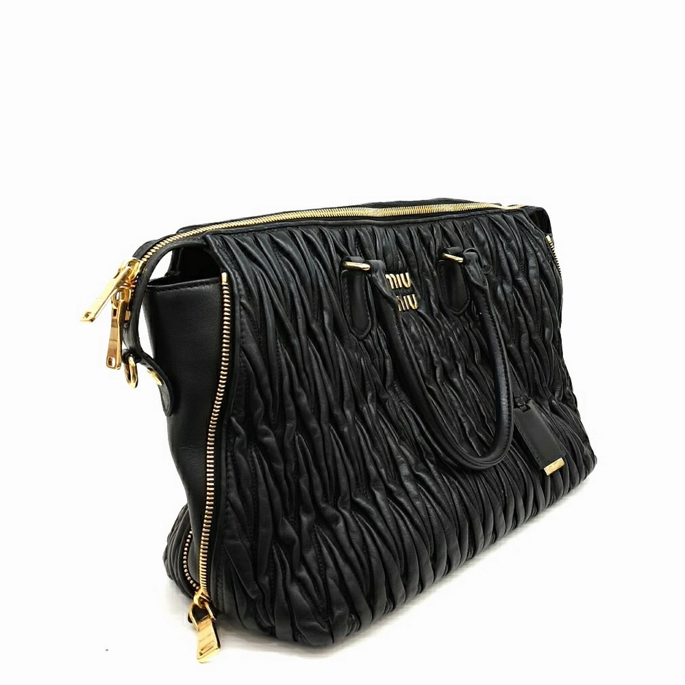 Miu Miu Matrace Tote And Shoulder Bag