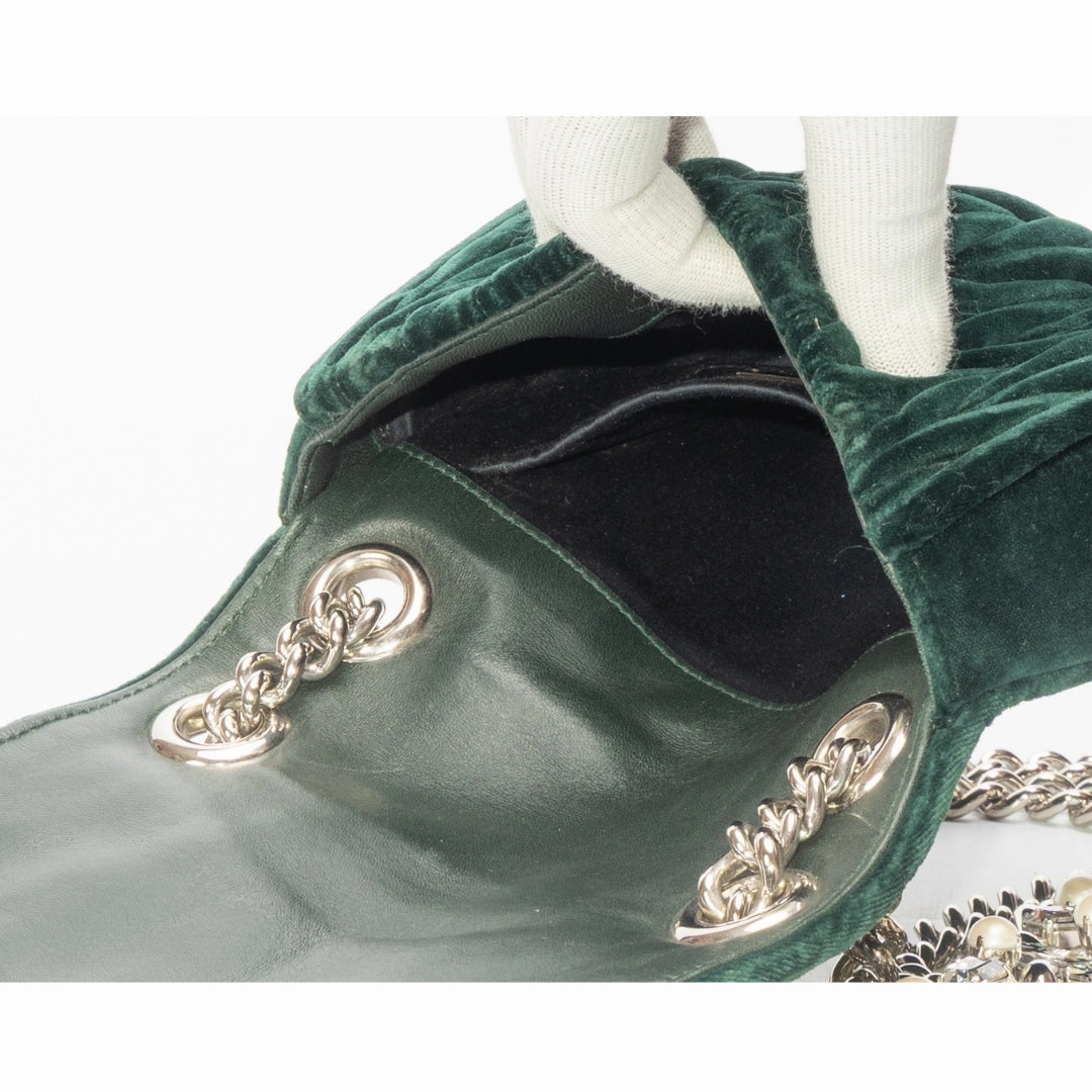 Miu Miu Velvet Matelass Small Club Shoulder Bag