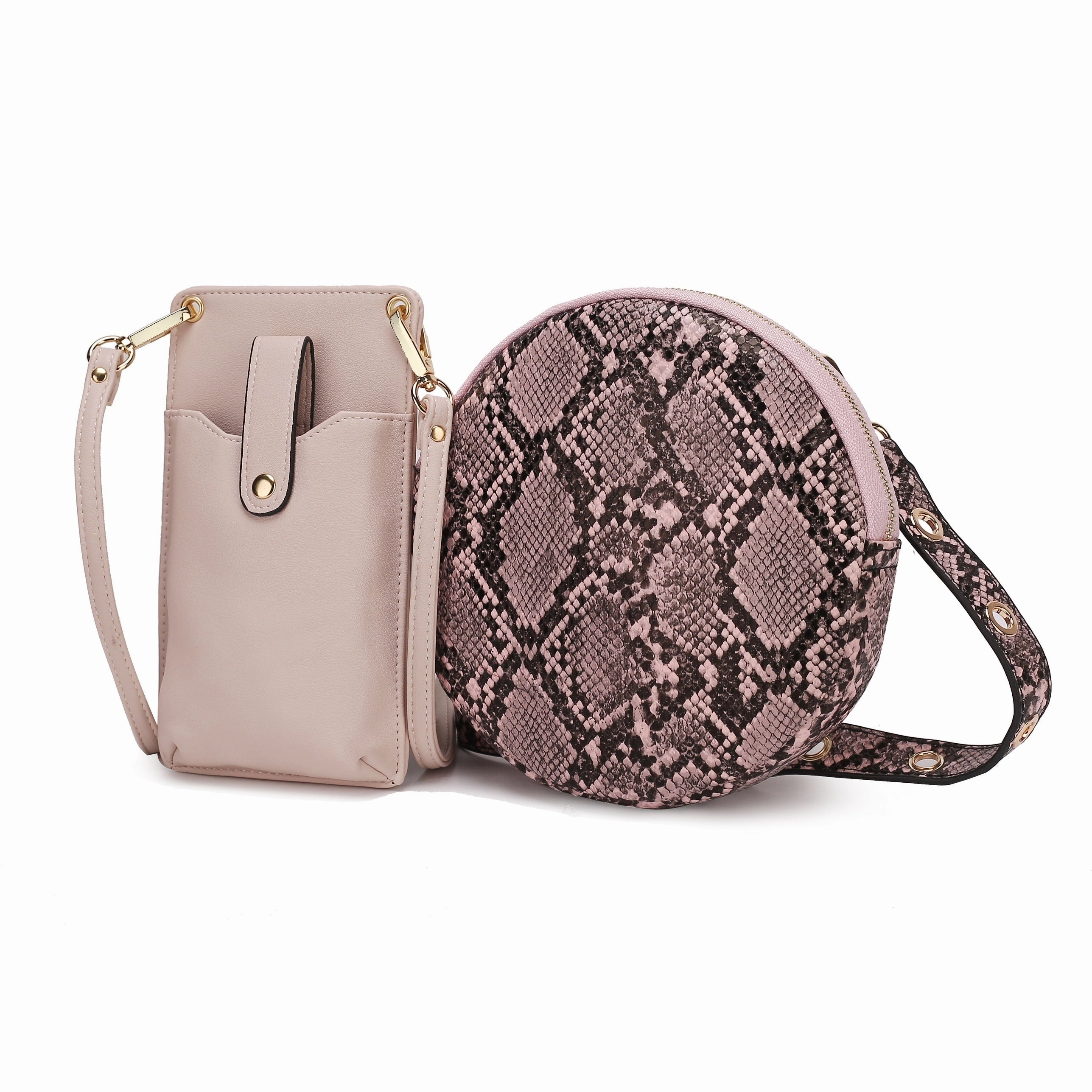 MKF Collection Hailey 2 PCS Smartphone Convertible Crossbody Bag by Mia K.
