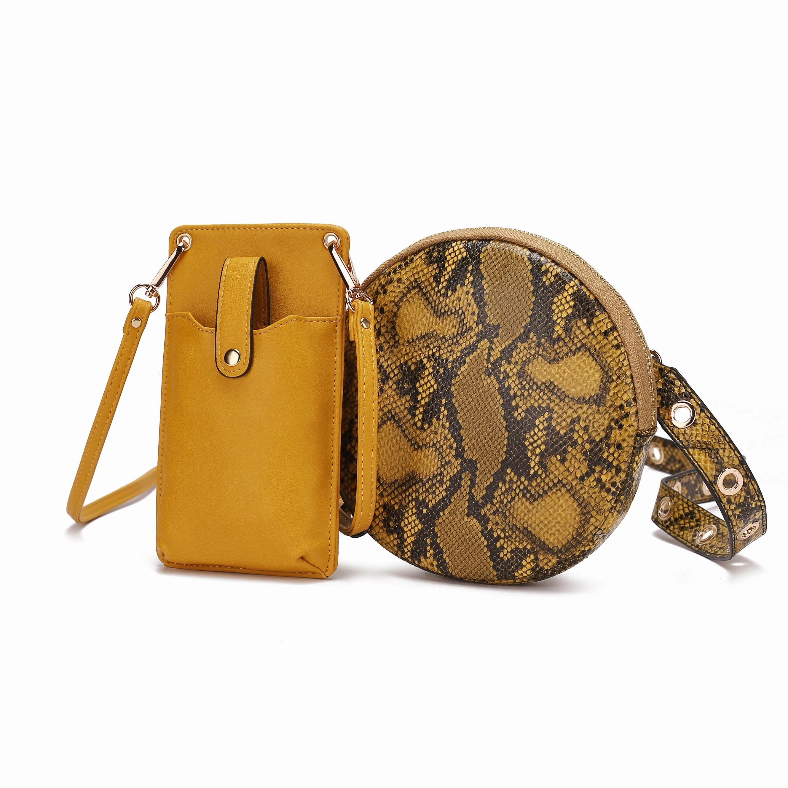 MKF Collection Hailey 2 PCS Smartphone Convertible Crossbody Bag by Mia K.