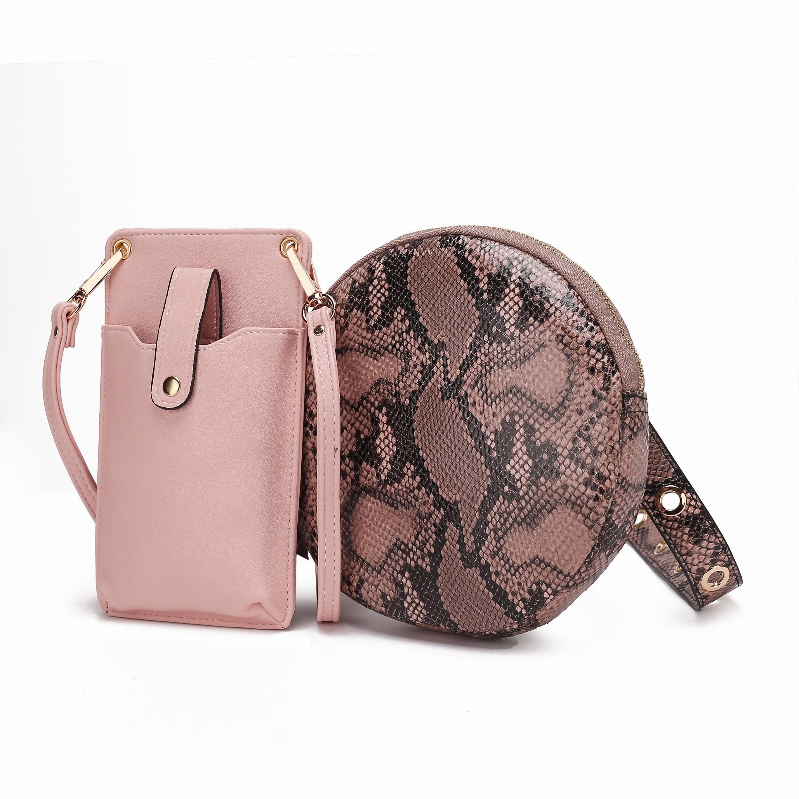 MKF Collection Hailey 2 PCS Smartphone Convertible Crossbody Bag by Mia K.