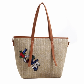 MKF Collection Hampton Woven Beach Tote Bag By Mia K.