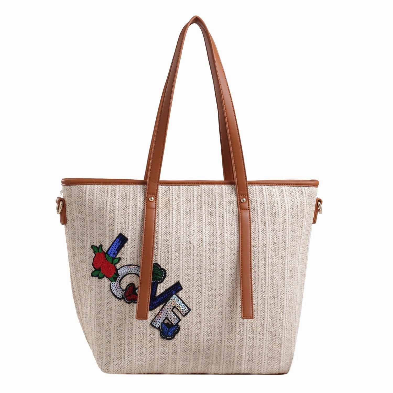 MKF Collection Hampton Woven Beach Tote Bag By Mia K.