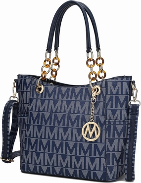 MKF Collection Shoulder Bag for Women, PU Leather Pocketbook Top-Handle Crossbody Purse Tote Satchel Handbag