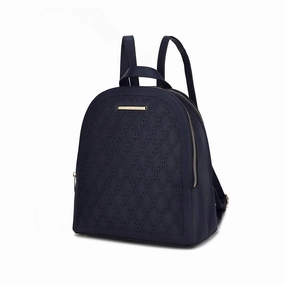MKF Collection Sloane Vegan Leather Multi-Compartment Backpack by Mia K.