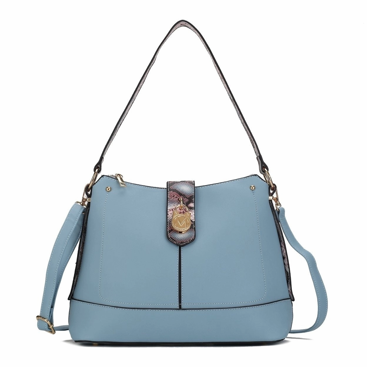 Mkfcollection Ezra Shoulder Bag Vegan Leather Designer Handbag
