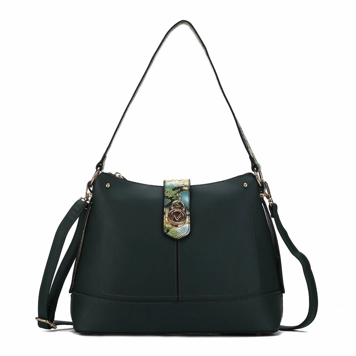 Mkfcollection Ezra Shoulder Bag Vegan Leather Designer Handbag