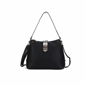 Mkfcollection Ezra Shoulder Bag Vegan Leather Designer Handbag