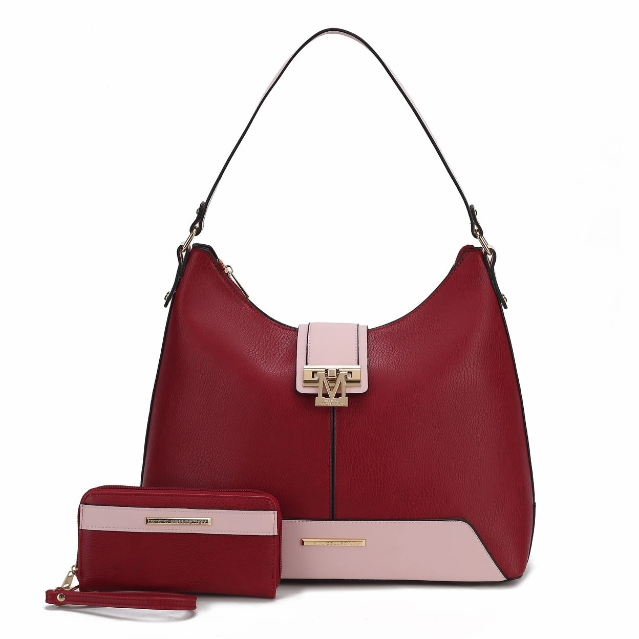 Mkfcollection Graciela Hobo Bag And Set Vegan Leather Designer Handbag