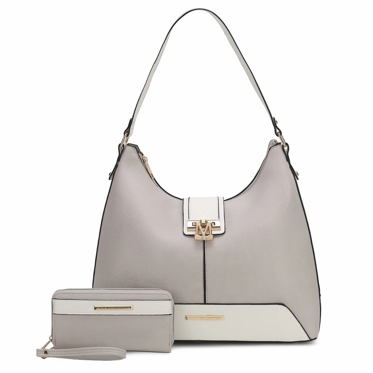 Mkfcollection Graciela Hobo Bag And Set Vegan Leather Designer Handbag