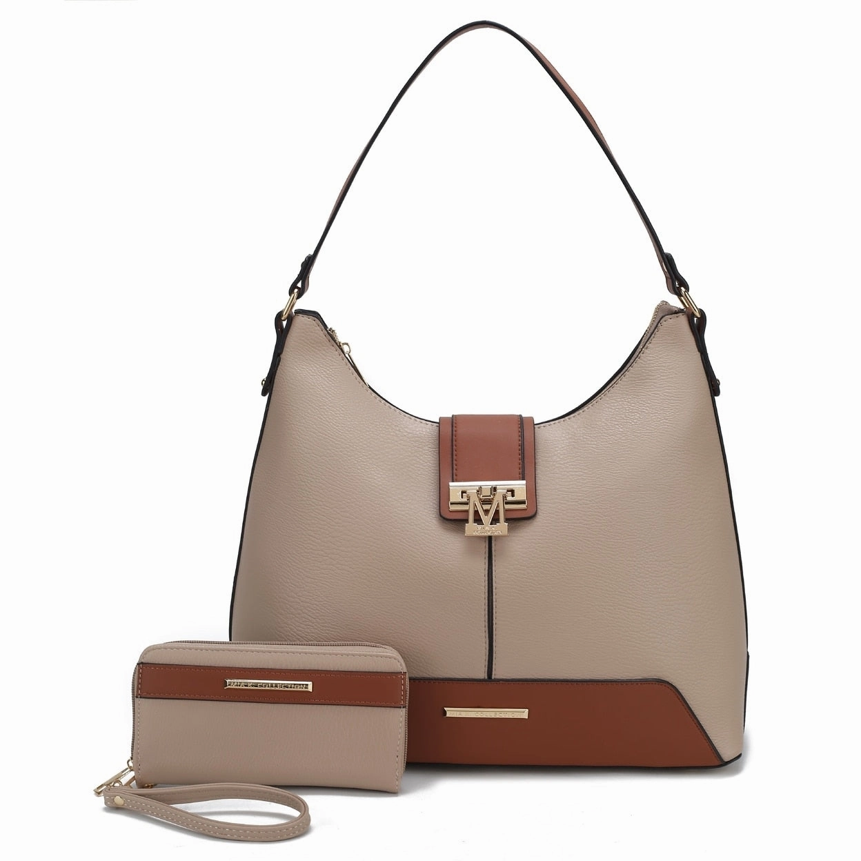 Mkfcollection Graciela Hobo Bag And Set Vegan Leather Designer Handbag