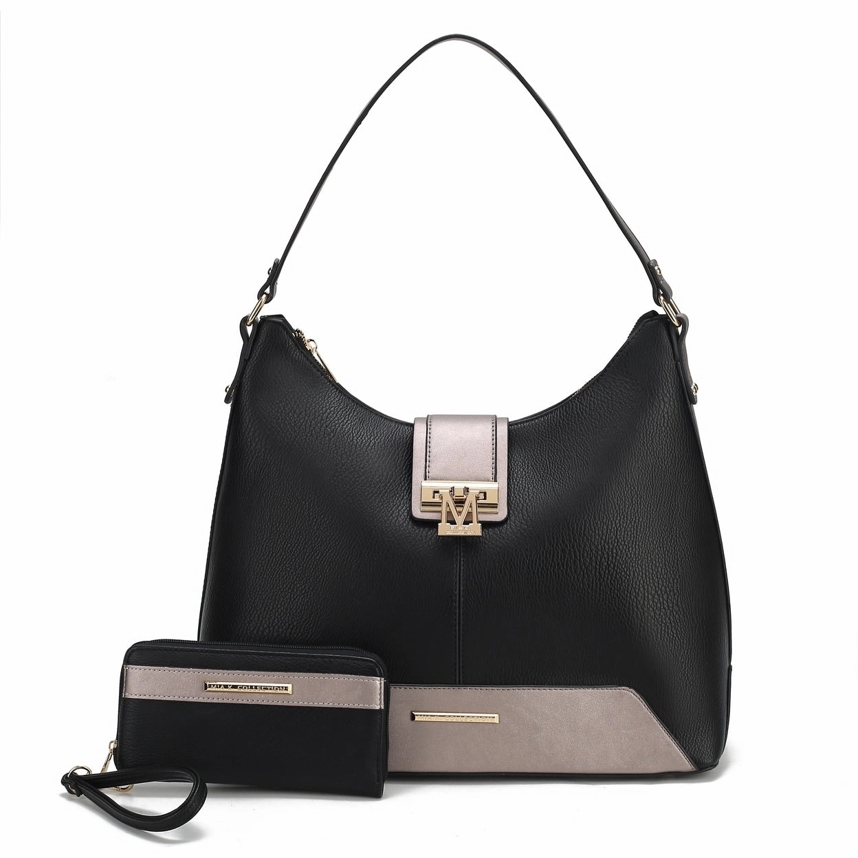 Mkfcollection Graciela Hobo Bag And Set Vegan Leather Designer Handbag
