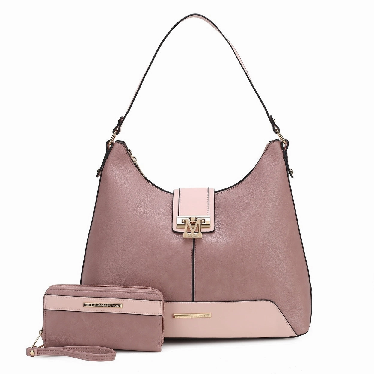 Mkfcollection Graciela Hobo Bag And Set Vegan Leather Designer Handbag