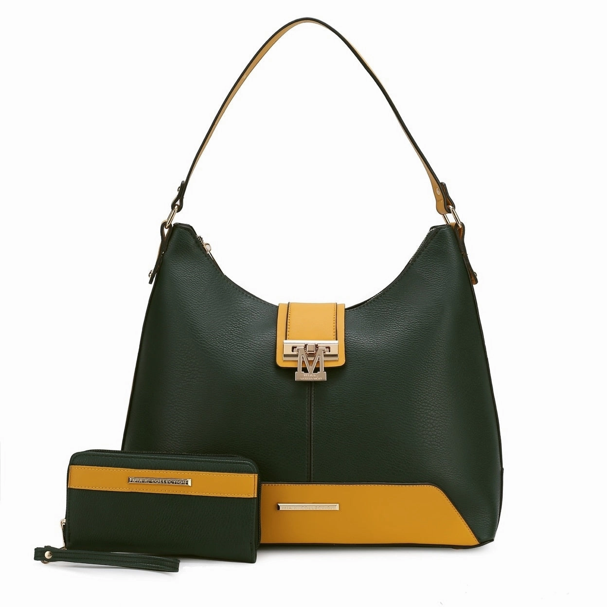 Mkfcollection Graciela Hobo Bag And Set Vegan Leather Designer Handbag