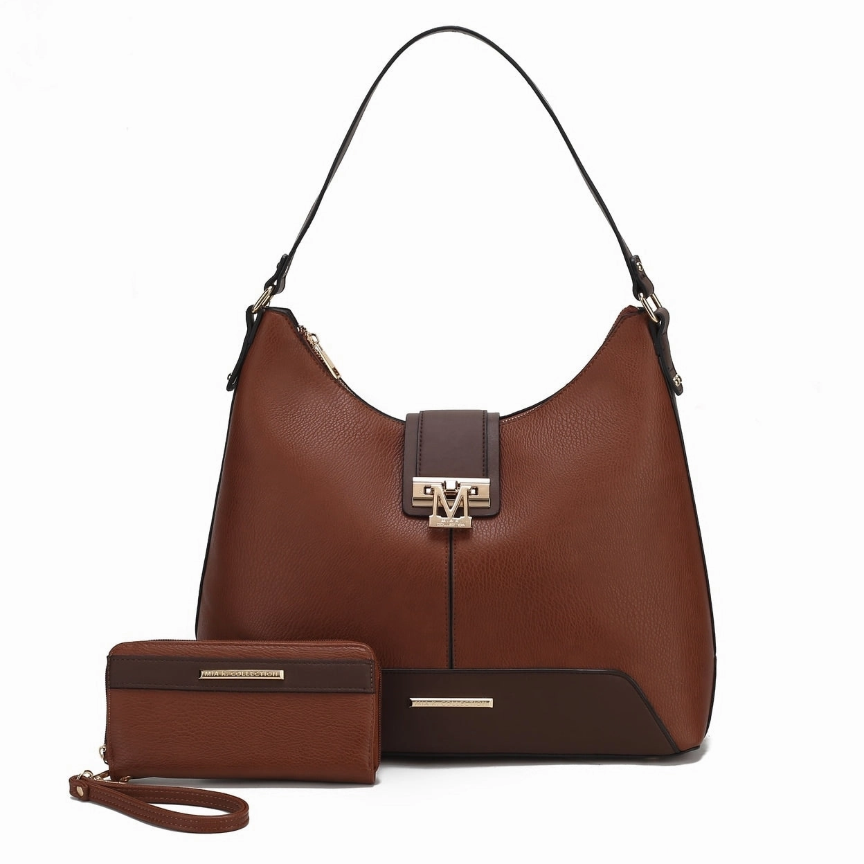Mkfcollection Graciela Hobo Bag And Set Vegan Leather Designer Handbag
