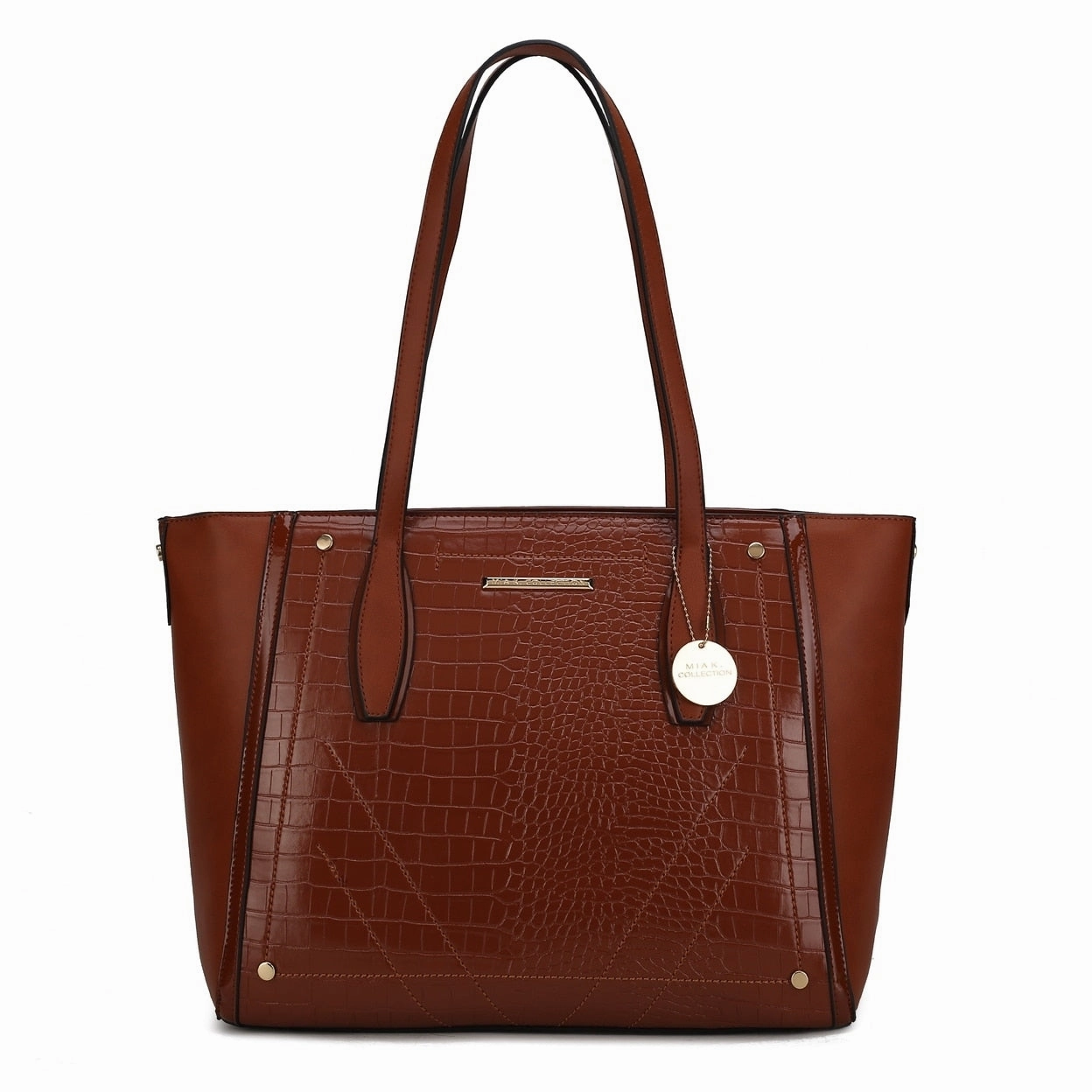 Mkfcollection Robin Tote Bag Vegan Leather Designer Handbag