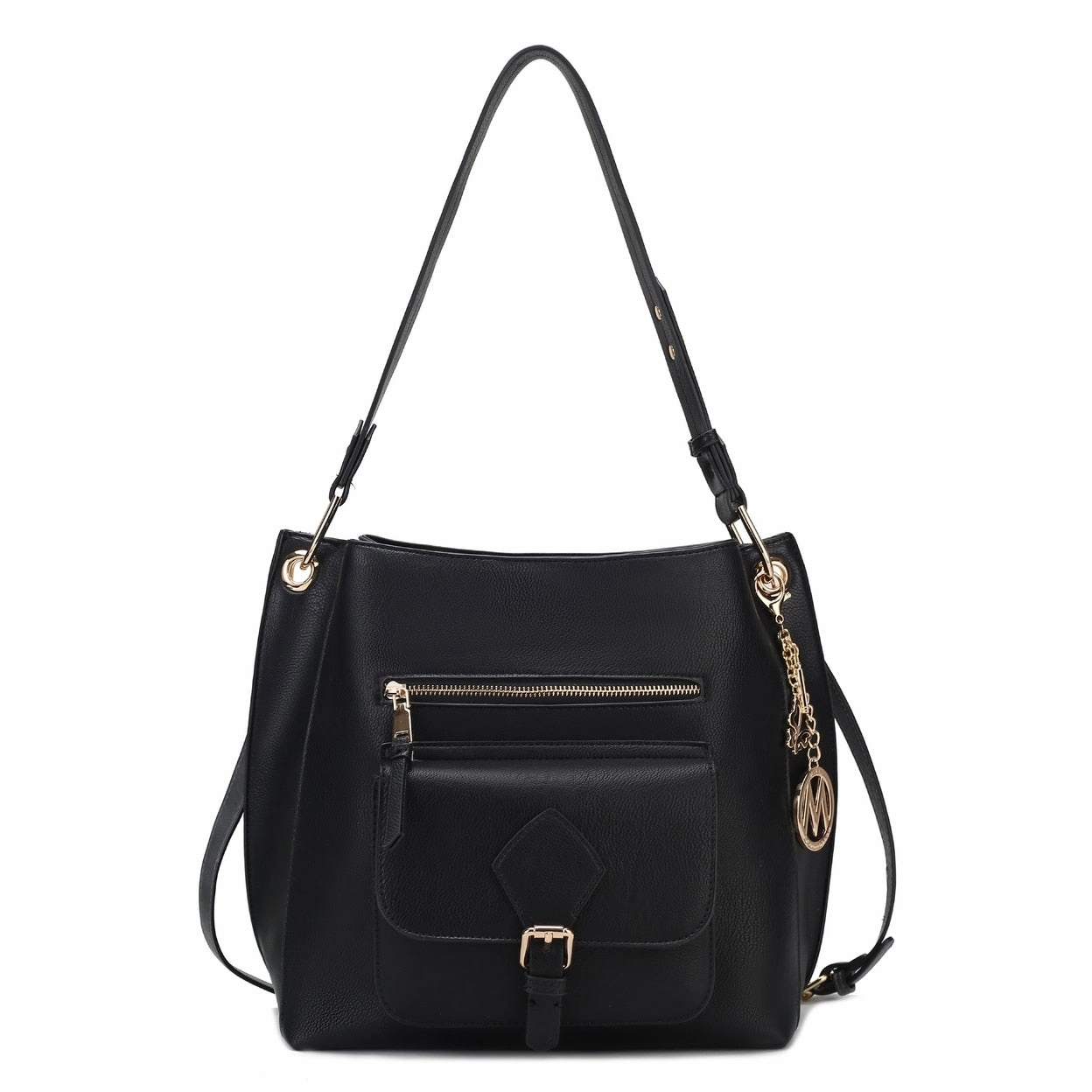 Mkfcollection Yves Hobo Bag Vegan Leather Designer Handbag