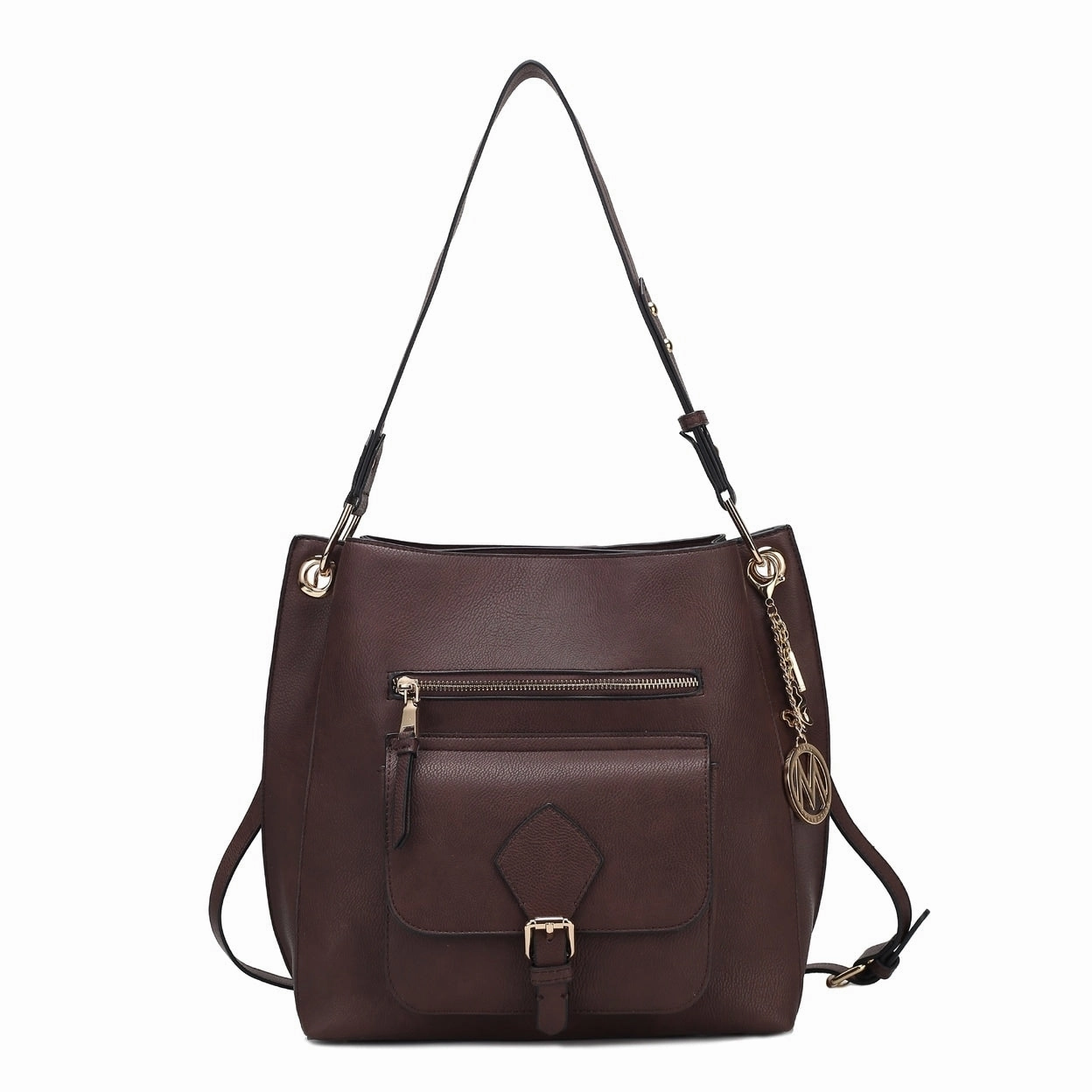 Mkfcollection Yves Hobo Bag Vegan Leather Designer Handbag