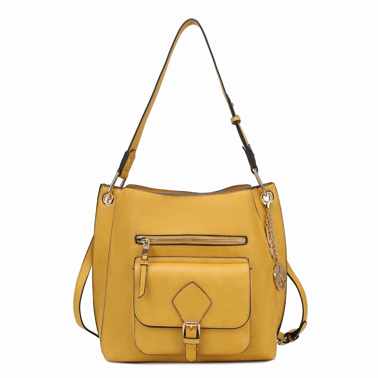 Mkfcollection Yves Hobo Bag Vegan Leather Designer Handbag