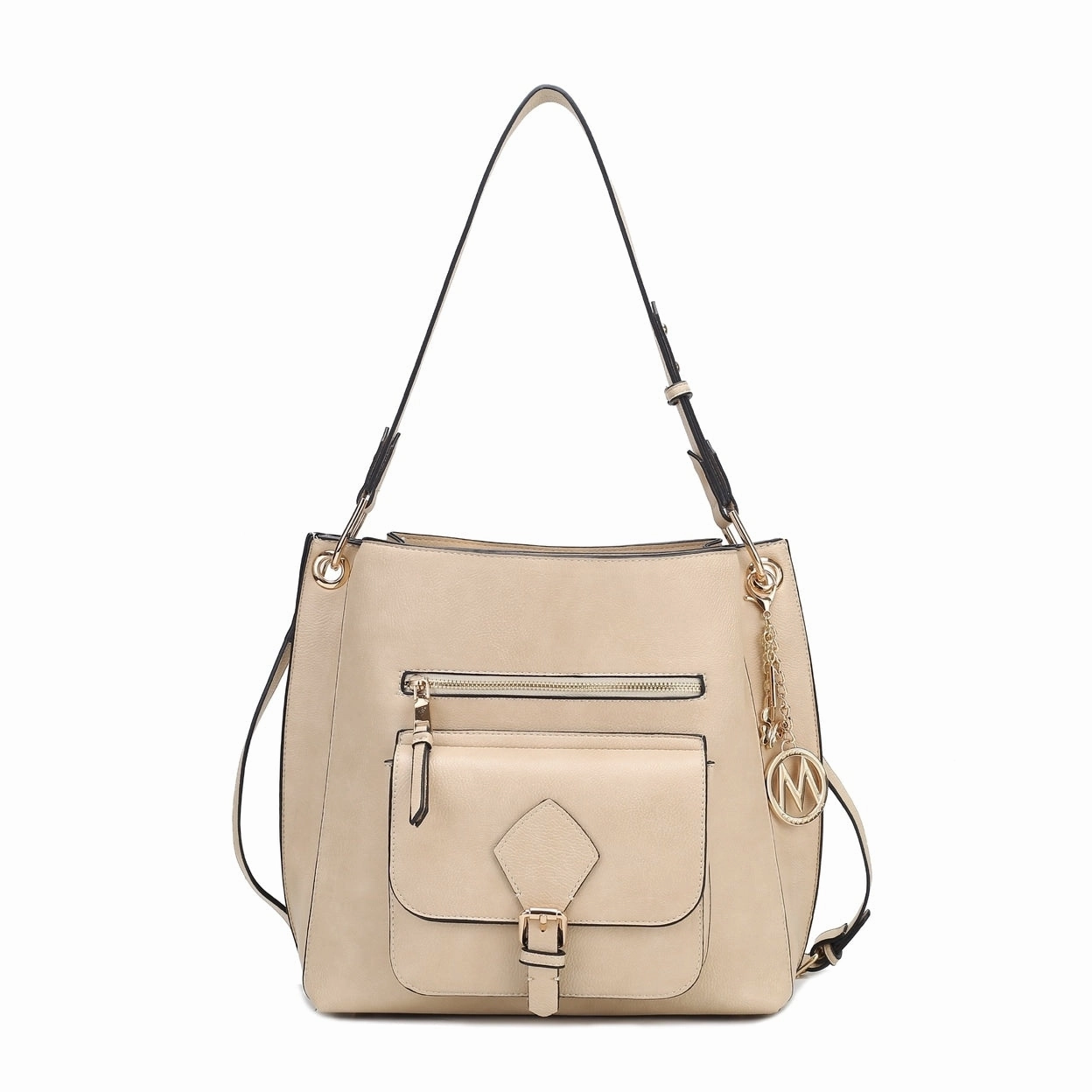 Mkfcollection Yves Hobo Bag Vegan Leather Designer Handbag