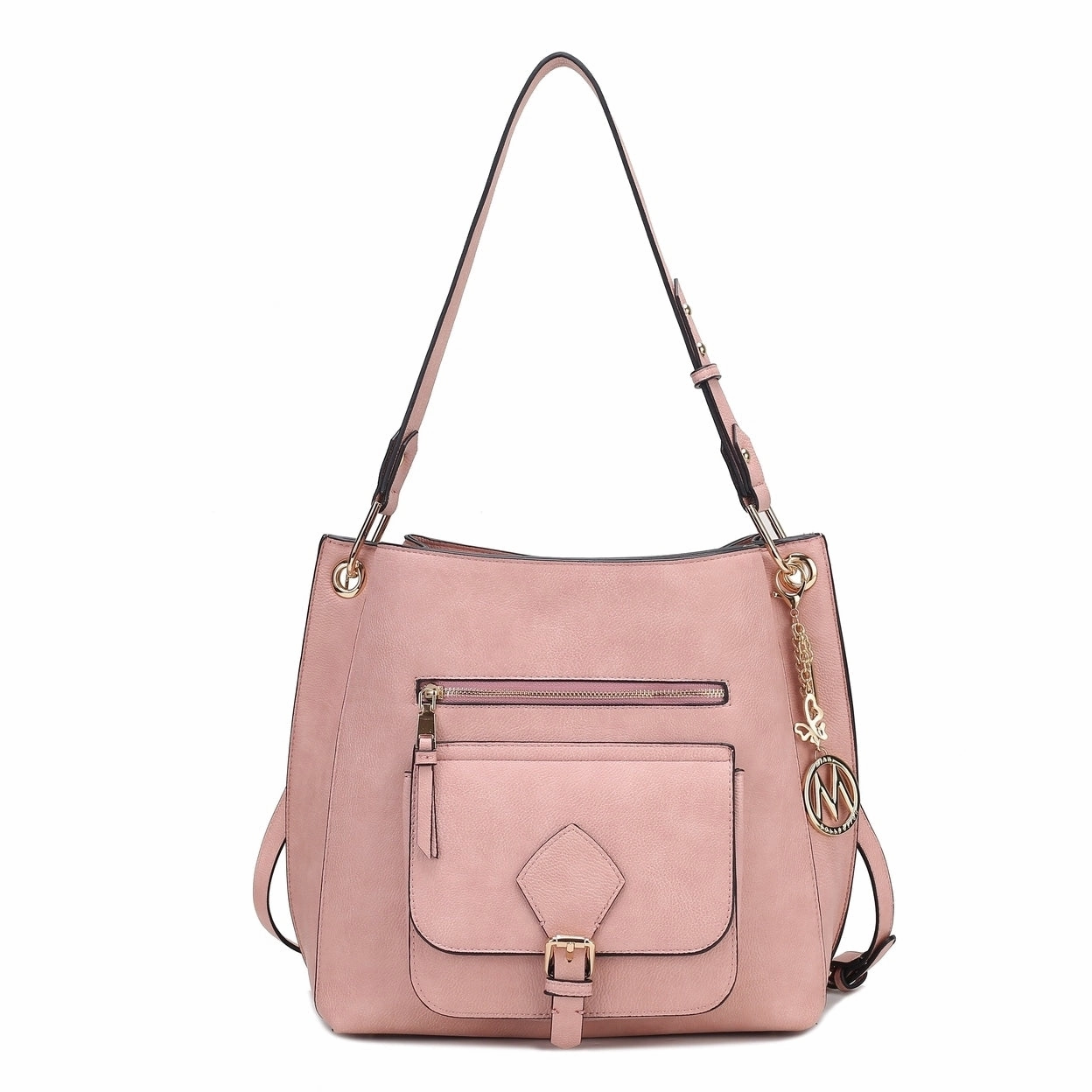 Mkfcollection Yves Hobo Bag Vegan Leather Designer Handbag