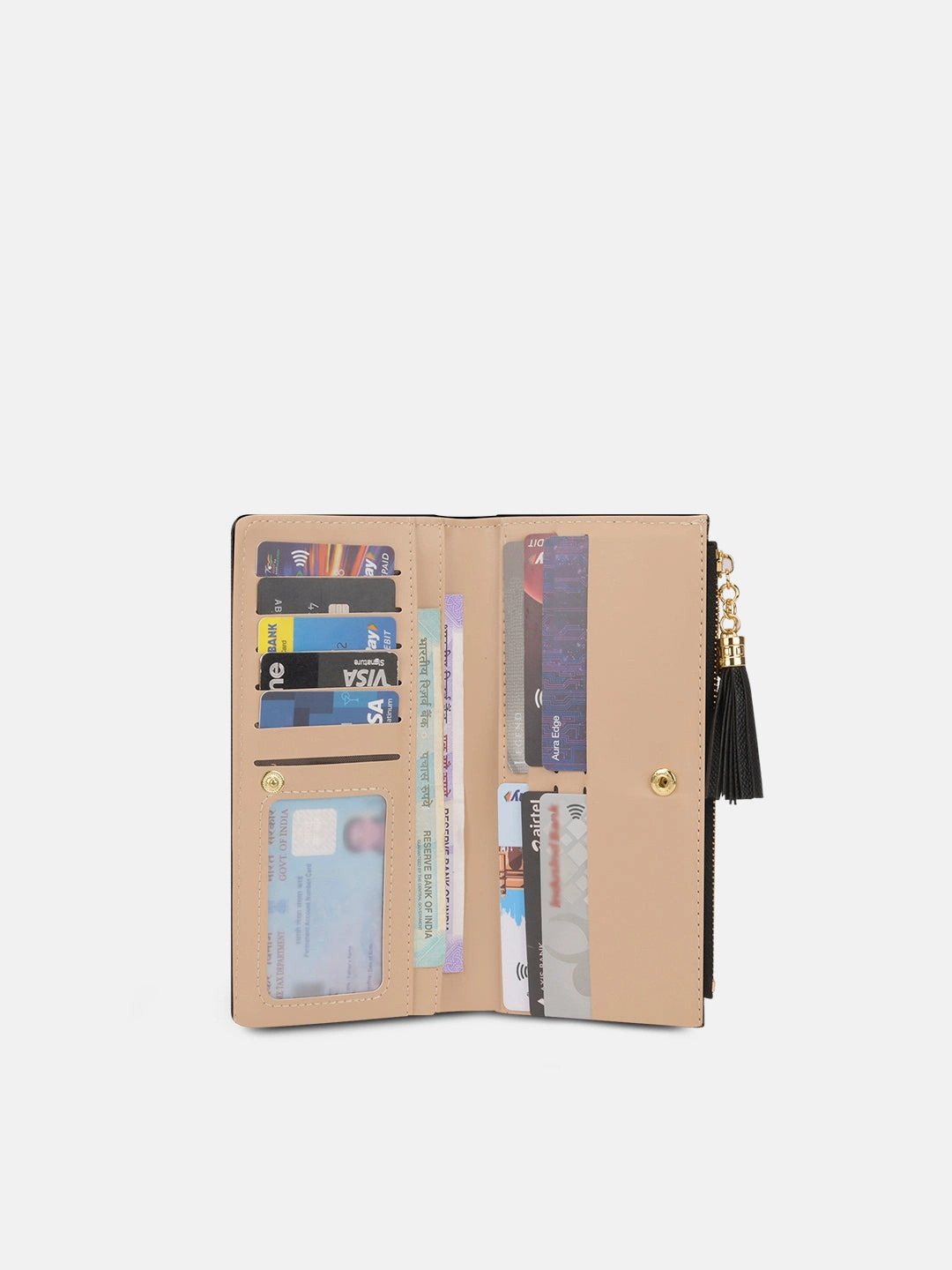 Mono Safain25 Large Bifold Zip Wallet