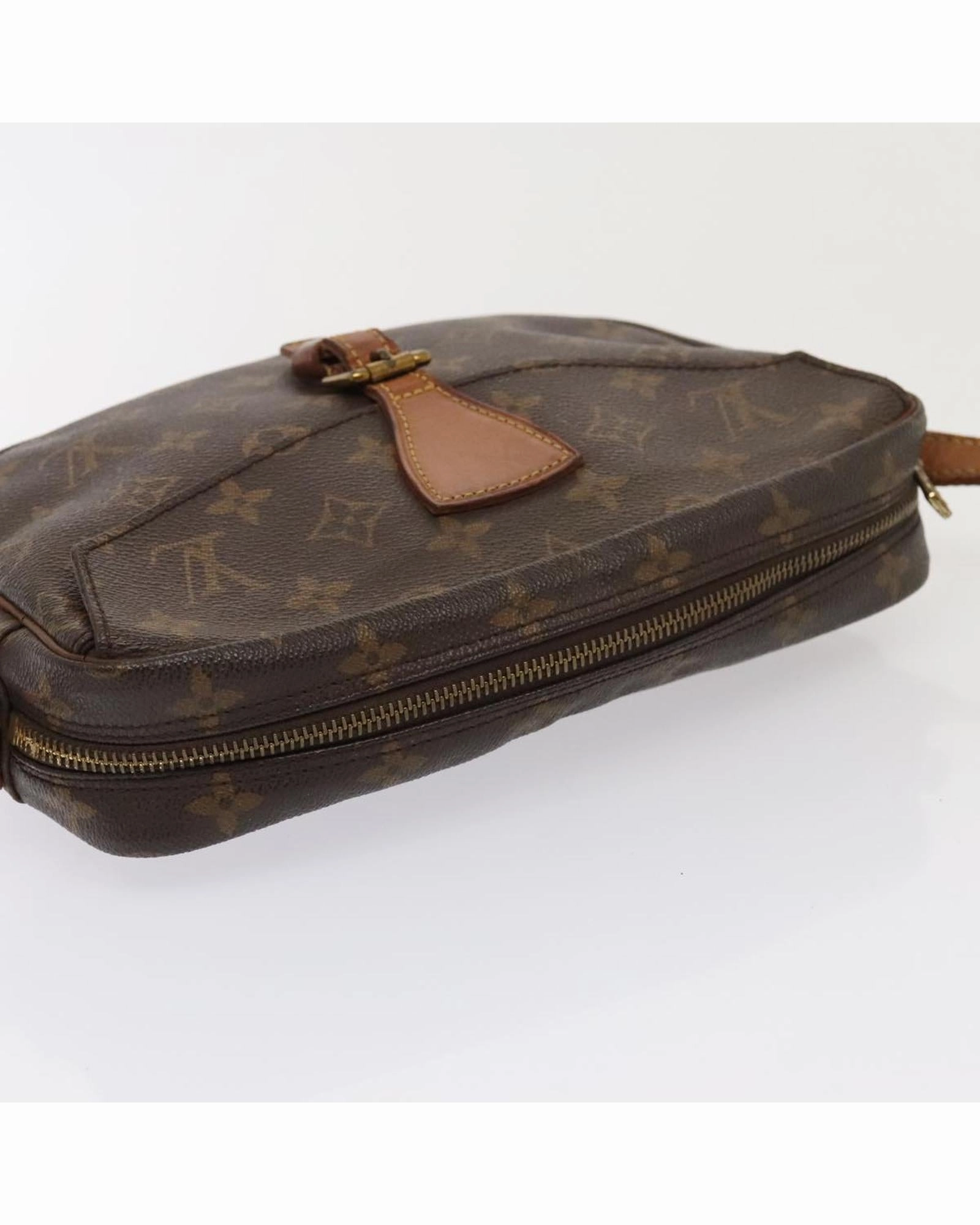 Monogram Canvas Jeune Fille MM Shoulder Bag with Adjustable Strap