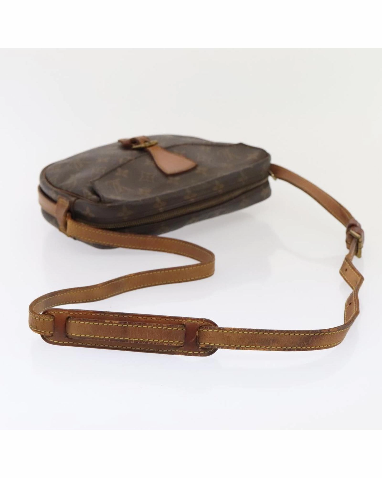 Monogram Canvas Jeune Fille MM Shoulder Bag with Adjustable Strap