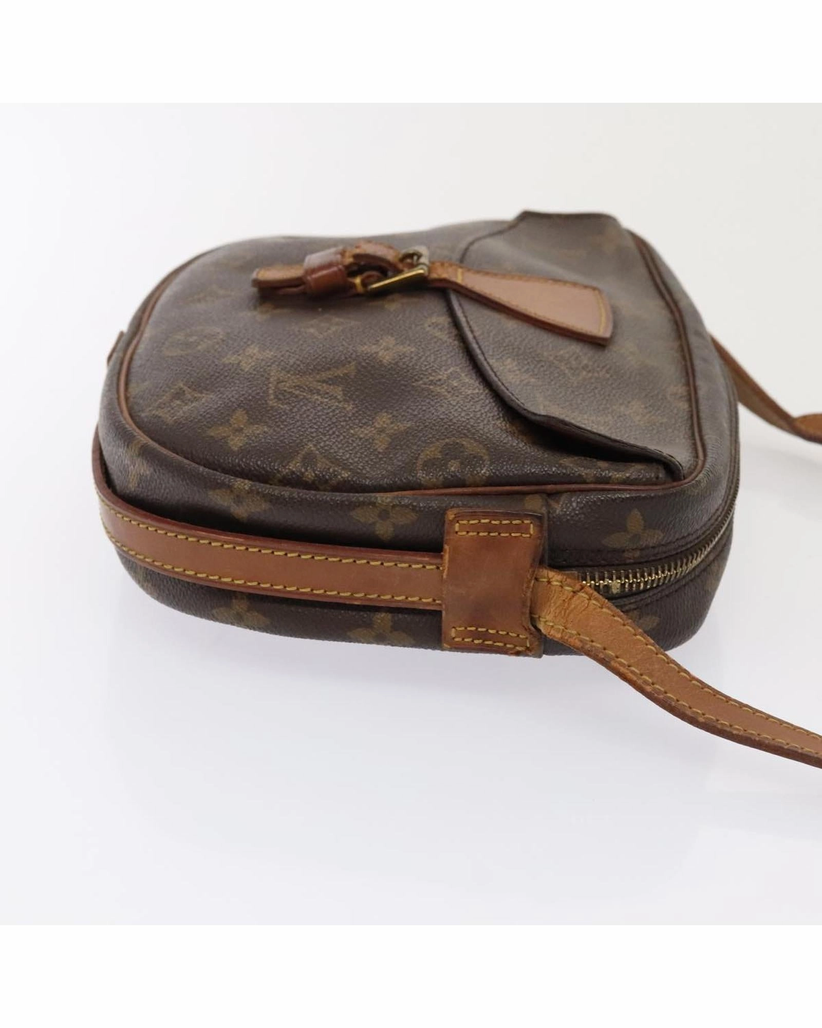 Monogram Canvas Jeune Fille MM Shoulder Bag with Adjustable Strap